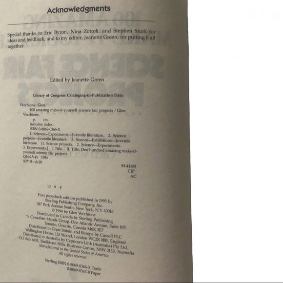 Book Set - The Usborne Book of Simple Science and Science Fair Projects - Picture 11 of 13